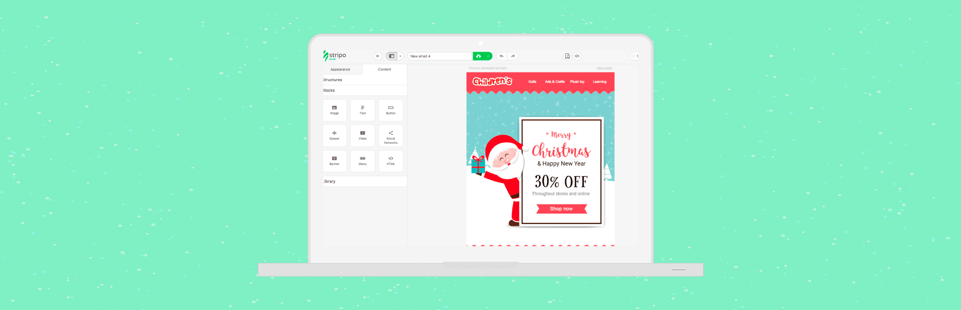 How to Build a Christmas Template with Stripo — Stripo.email